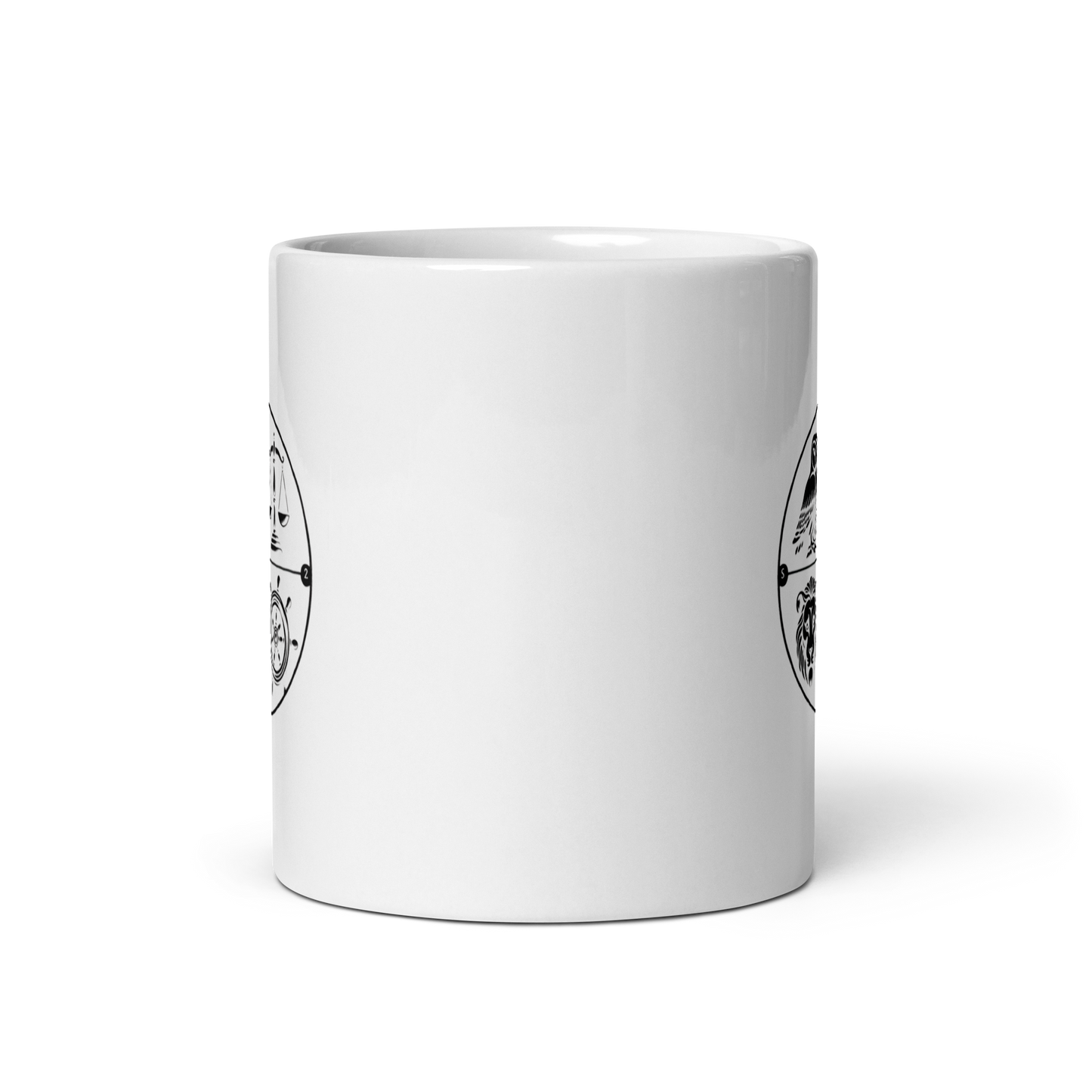 Tasse der Tugend (weiß)