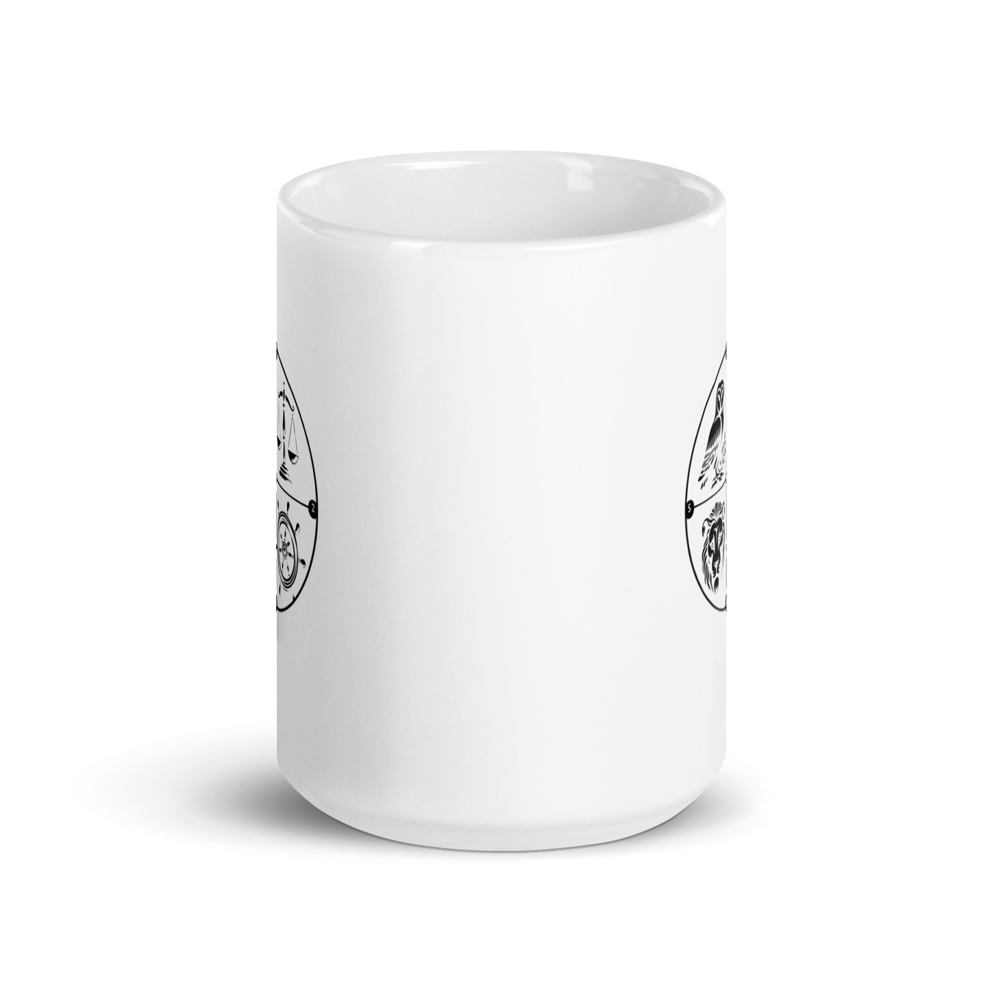Tasse der Tugend (weiß)
