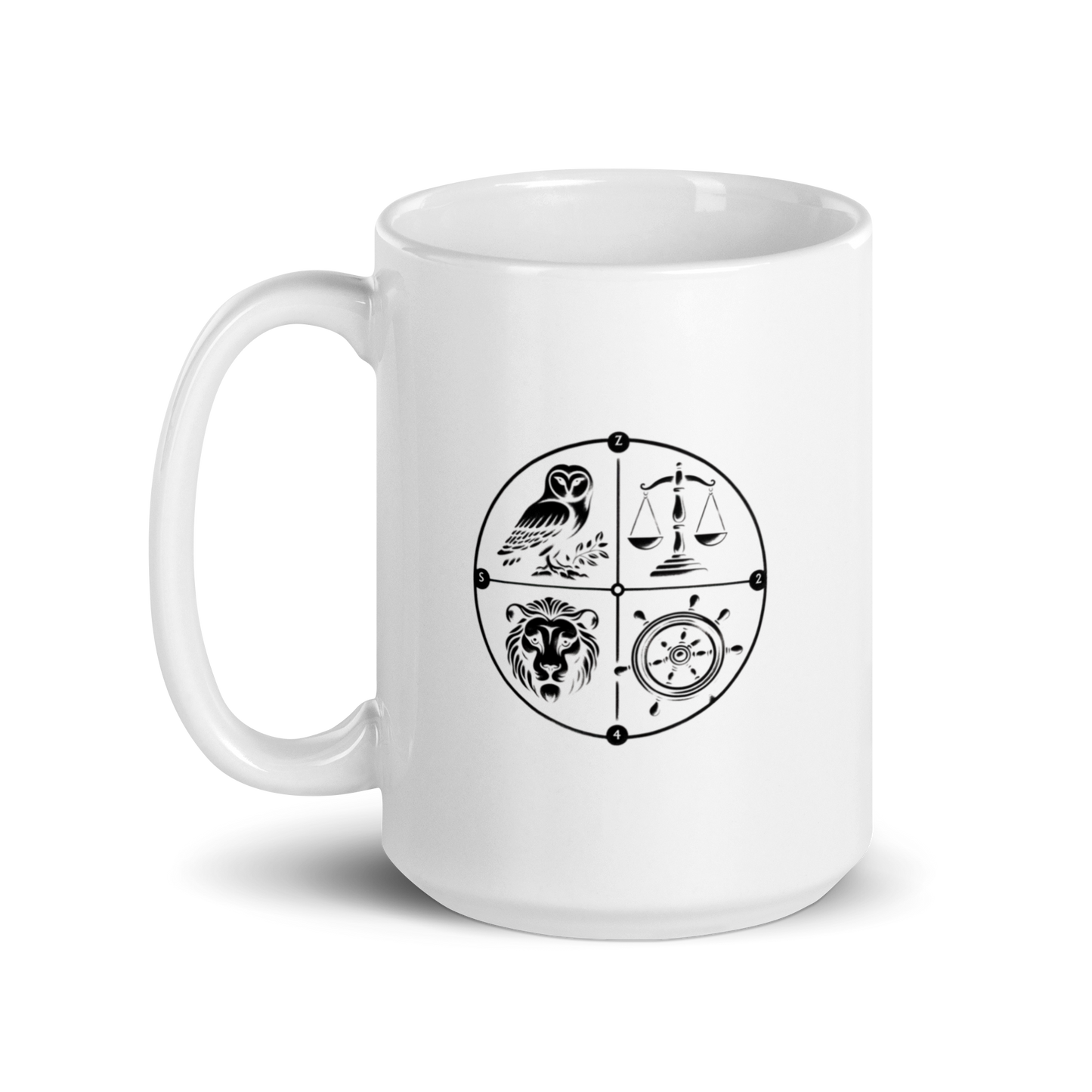Tasse der Tugend (weiß)